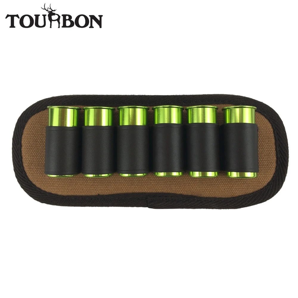 Tourbon Durable Tactical Shotgun 20 Gauge Ammo Shells Holder Canvas