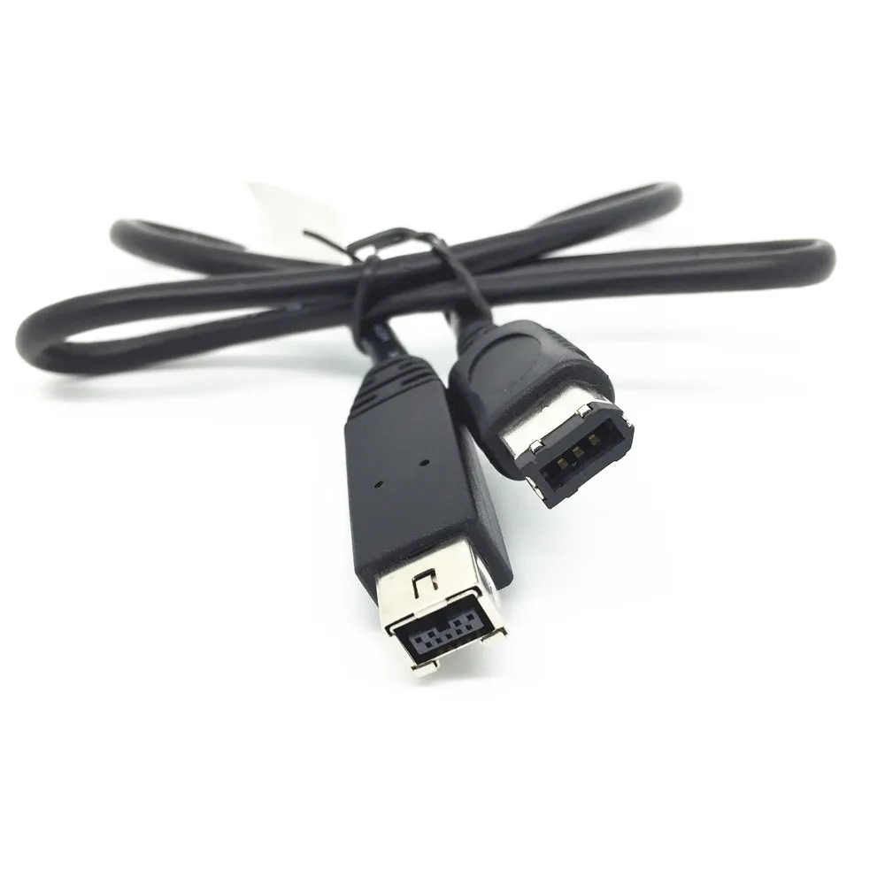 Оптовая продажа Firewire 800 до 400 IEEE 1394B 9-контактный 6-контактный DV кабель 9-6