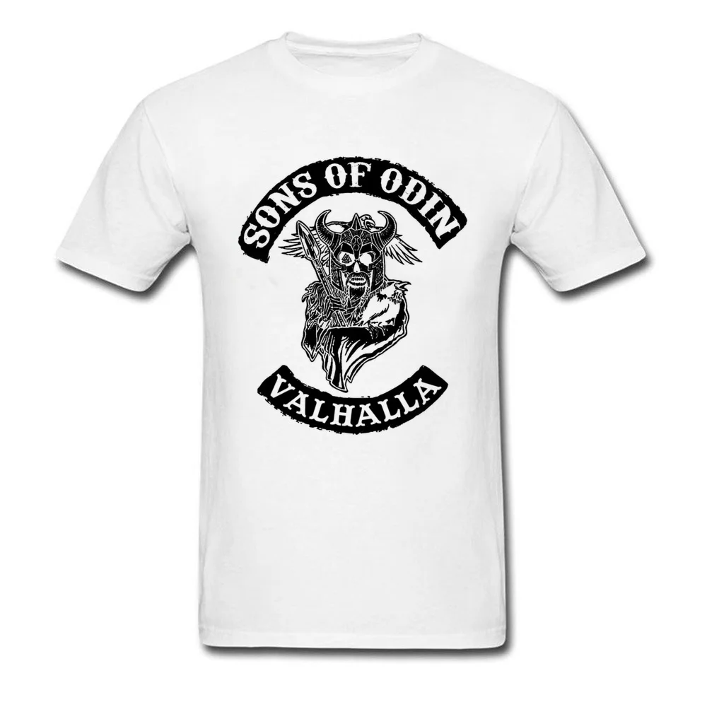 

Lasting Charm Sons Of Odin Valhalla Sports T-shirt Vintage T Shirt Men White Warrior Ancient God Fitness Tshirts