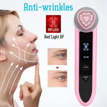 

RF Beauty Machine EMS LED Photon Therapy Ions Cleaning Device Wrinkle Removal Face Lifting Massage Relaxation v