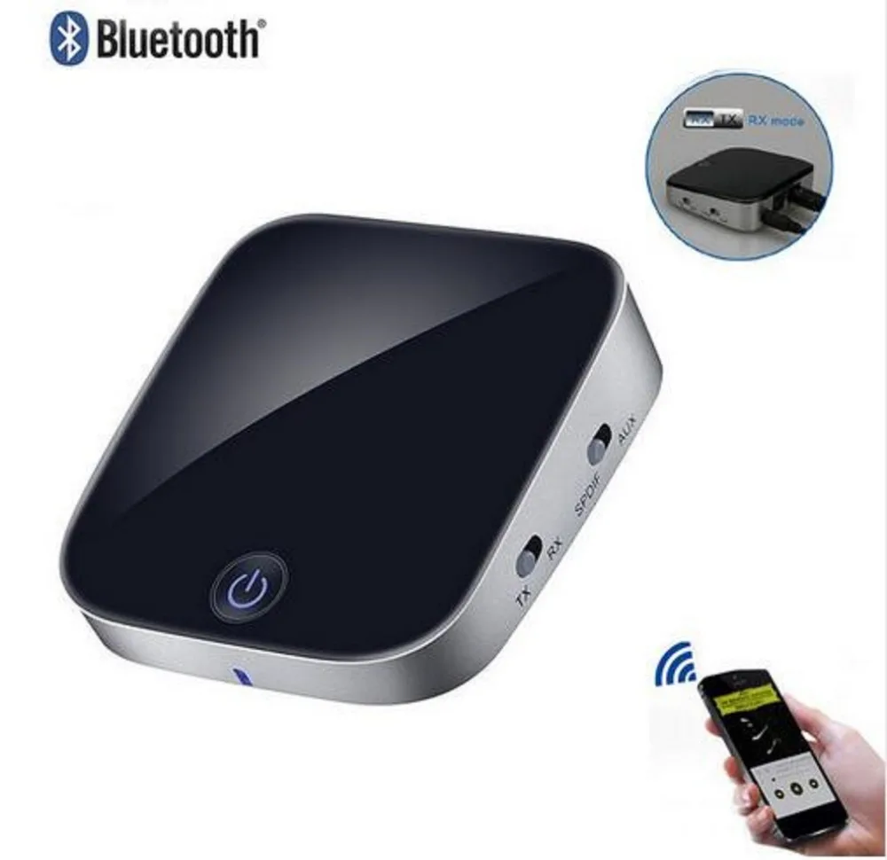 

EastVita 2 in 1 Bluetooth Transmitter Receiver Aptx Wireless Stereo Audio Adapter Bluetooth Receiver TOSLINK/SPDIF AUX 3.5mm