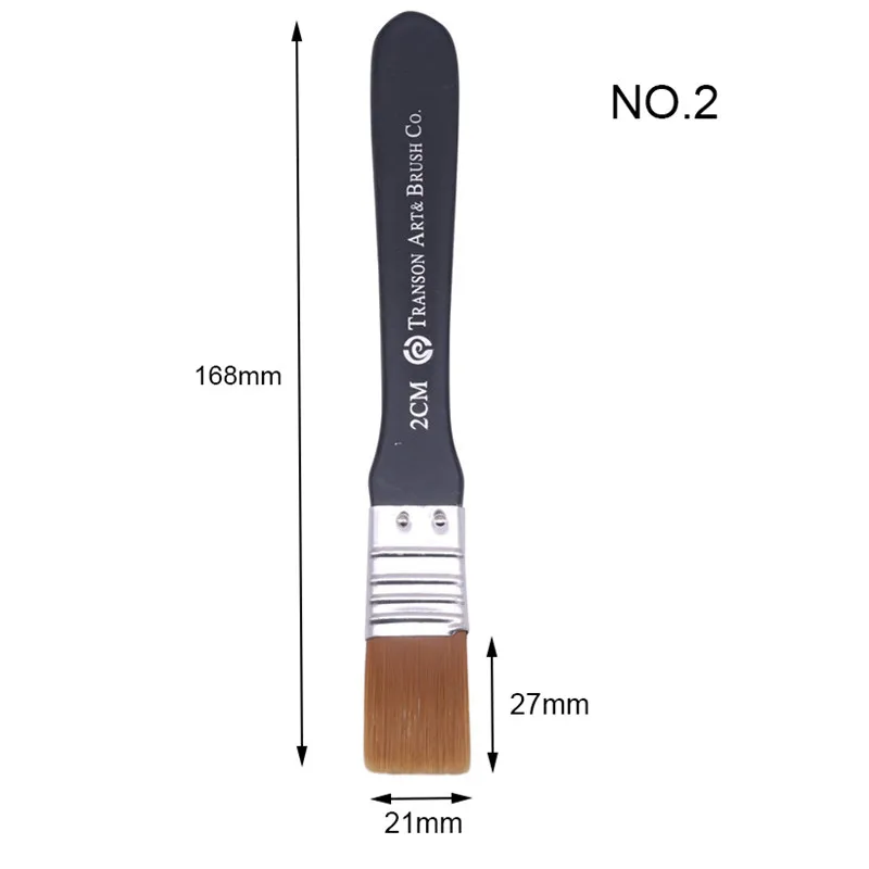 1 шт. Нейлоновая Щетка для волос Акварельная краска гуашь акрил разный размер кисть для рисования маслом и акварелью школа Srt поставка