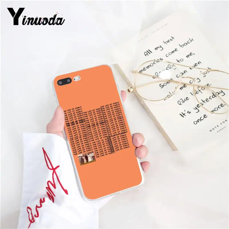 Yinuoda Kanye West Rapper Мягкий силиконовый чехол для телефона iPhone 8 7 6 6 S Plus X XS MAX 5 5S SE XR 10 Fundas Capa - Цвет: A8