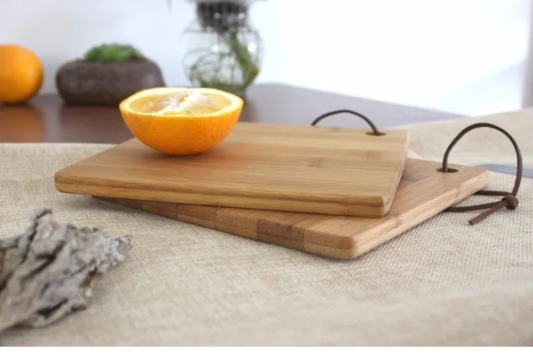 Мини-разделочная доска из натурального бамбука, разделочный блок для кухни, для выпечки хлеба, фруктов, еды, дополнительный деревянный дополнительный поднос