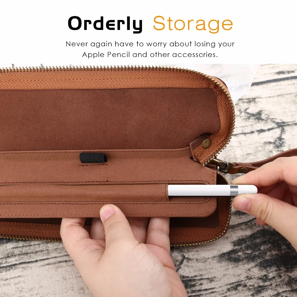 Чехол для карандашей, держатель для Apple Pencil, защитный чехол из искусственной кожи, сумка для переноски, карман для карандашей, Чехол для iPad Pro Pencil