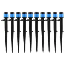 10pcs drip Irrigation Adjustable Sprinkler Spray Garden Plants Watering Nozzle 360 degree Drippers maintenance equipment