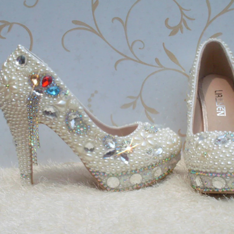 

Sparkling Birthday Party Ideal Shoes Girl fashionable Prom Club Shoes Bridal Wedding Dress Shoes Anniversary Party Shoes For Mom