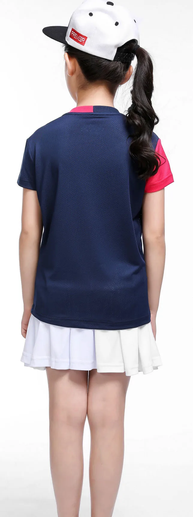 Настольный костюм для тенниса детские юбки для девочек tenis masculino полиэстер быстросохнущие настольные теннисные майки Детская рубашка для бадминтона костюм XS-3XL
