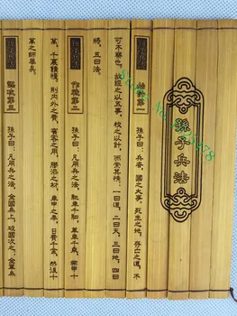 

Classical Bamboo Scroll Slip,Chinese famous Book Bamboo slip- the Art of War