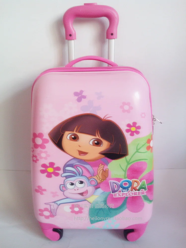 free shipping new child trolley travel bag universal luggage wheels
