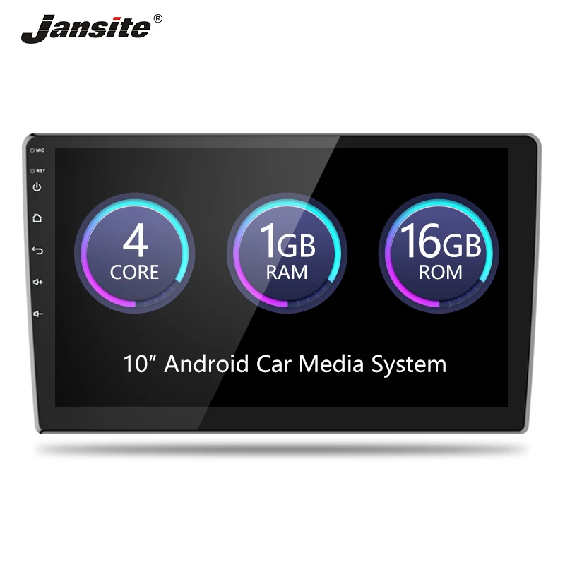 

Jansite 10 inch Car Stereo Radio Android8.0 Touch Screen Player GPS Navigation Wifi High Definition Car radio with U Disk camera