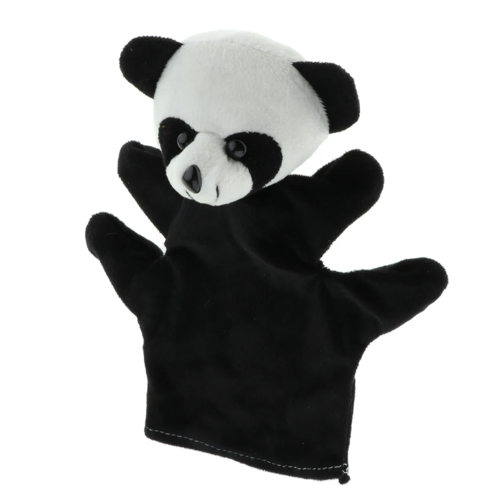 11 Kinds Big Hand Puppet Animal Plush Doll  9 Inch Soft Hand Puppets Imaginative Play Toy Kids Adults Party Favors Birthday Gift