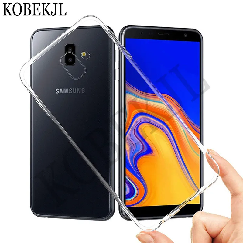 Чехол для Samsung Galaxy J6 Plus чехол J6Plus Мягкая силиконовая задняя крышка телефона J610F