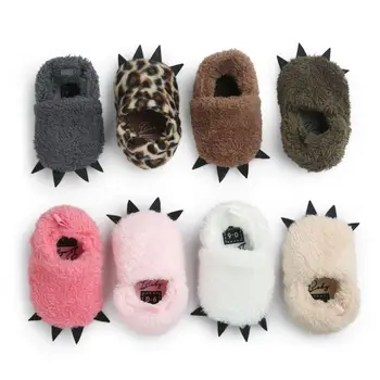 

Autumn Winter Newborn Infant Claw Shoes Cute Fashion Kid Baby Warm Soft Indoor Slippers Shoes Boots 0-18M
