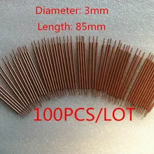 100 шт./лот точечная сварочная машина точечная сварочная игла глинозема медный электрод точечные сварочные стержни подходит для производства батарей