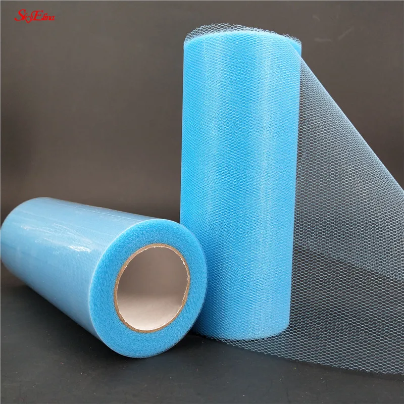 

Tulle Roll 15cmX22m Grid Hard Yarn Organza Roll Spool Wedding Birthday Party Kids Favors Baby Shower Decoration Party Supplies7Z
