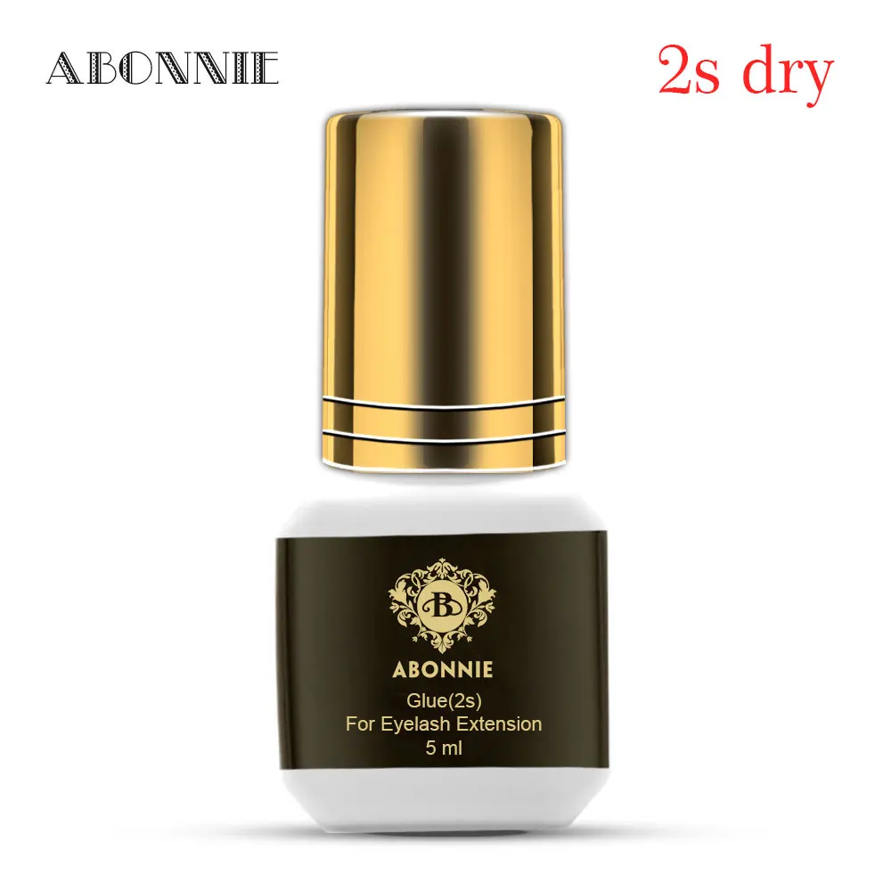 

Individual Eyelash Glue Extension 2-3 Second Black Lashes Adhesive Clear for False Eyelashes Extensions Fast Dry Long Lasting