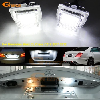 

For Mercedes Benz CL Class C216 2007-2012 Excellent Ultra bright 18 SMD LED License Plate lamp Lights No OBC error