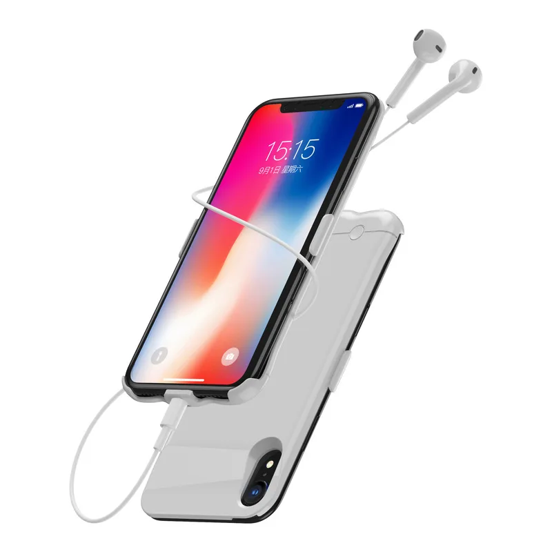 NENG 5200/6200mah Extended Silm Battery Chargering Case for Iphone Xs Xr XS Max External Charger Power Bank Backup Cover Shell | Мобильные