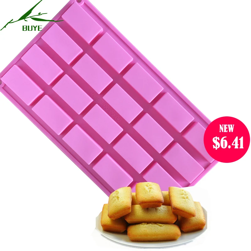 Novos Buracos Forma Quadrada Molde De Silicone Para Fondant De