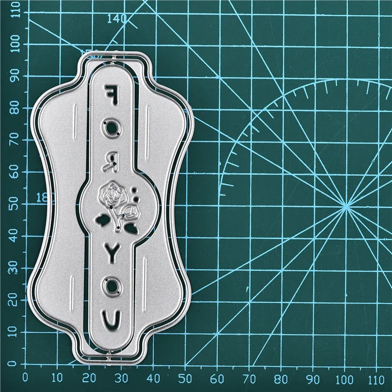 

Eastshape Label Dies Flower Metal Cutting Dies for Card Making Scrapbooking Dies Embossing Cuts Stencil Craft for You Letter Die