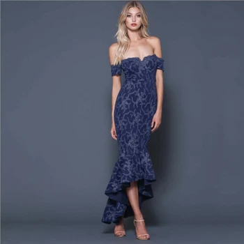 

2019 Dress Elegant Backless Sexy Fashion Slash Neck Women Embroidery Sleeveless Night Club Body con Party Dresses Wholesale