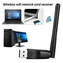 150M USB 2,0 WiFi беспроводная сетевая карта RT5370 Core 802,11 b/g/n LAN с поворотная антенна адаптер для XP VISTA WIN7 MAC