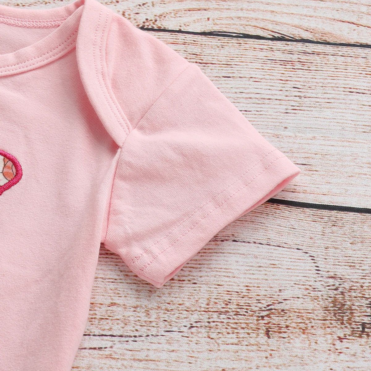 Emmababy/комплект одежды для новорожденных девочек, боди с короткими рукавами и принтом бабочки+ платье на подтяжках с цветочным рисунком, комплект из 2 предметов