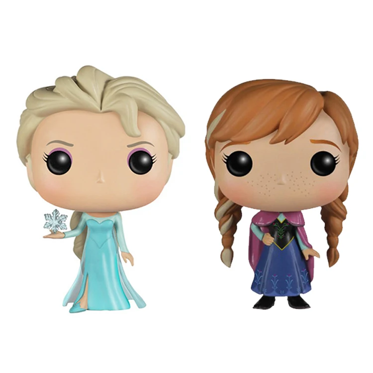 

Funko pop the Snow Queen Princess doll Anna Elsa action figure Doll Toys for children gift