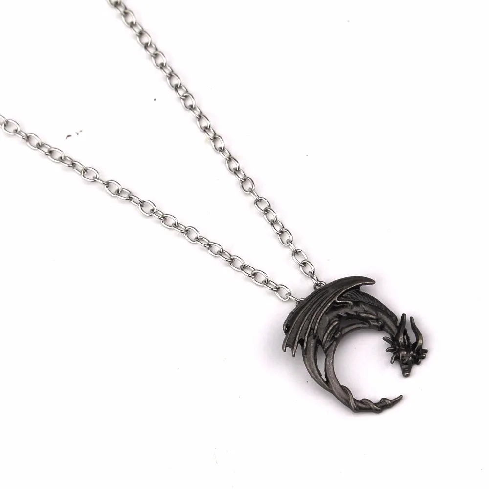 

New Fashion Accessory Celtics/Smaug Dragon/Wolf Pendants Necklaces Link Chain Charms Necklace Game of Thrones Pendant Jewelry