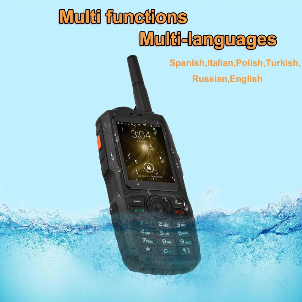 

ANYSECU A17 Network 3G Radio IP67 Water-proof WCDMA/GSM Android sysem handheld Radio With WIFI GPS function work with REALPTT or