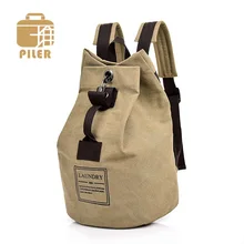 Брезентовый Рюкзак, винтажная мужская сумка, сумка-мешок, рюкзак для путешествий, брезентовый дизайнерский большой мужской рюкзак, школьная сумка для мальчика-подростка