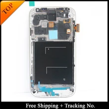 100% testado super amoled para samsung s4 i9505 display lcd para samsung s4 i9500 tela lcd de toque digitador assembléia com quadro