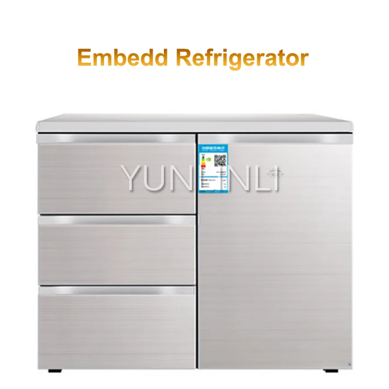 

Household Embedded Refrigerator Kitchen Freezer Fridge Multi-door Refrigerator Horizontal Type Electric Refrigerator BCD-210CV