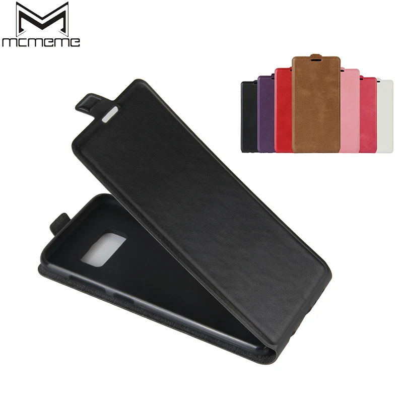 

MCMEME Magnetic Flip Leather Phone Case For Samsung Galaxy s8 Light Weight Ultra Thin Cover Case For Galaxy S8 PLus Holster Bag