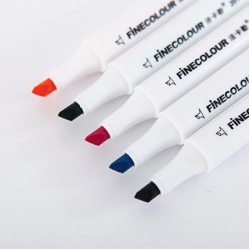 Фломастеры Finecolour EF201 36 цветов водяные маркеры с двойной головкой для набросков