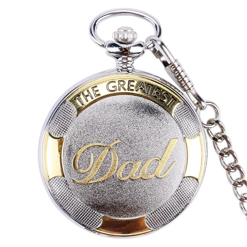 Dad Gifts Series Retro DAD Quartz Pocket Watch Casual Necklace Pendant Antique Style Steampunk Men Chain Watch Father's Day Gift2018 (31)