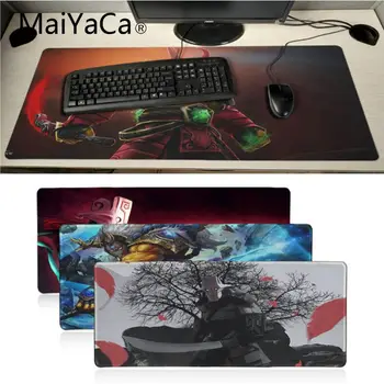 

MaiYaCa New Design Dota 2 Juggernaut Laptop Gaming Mice Mousepad Rubber Cloth Big Lock Edge Gamer Mousepad Mat For CS GO