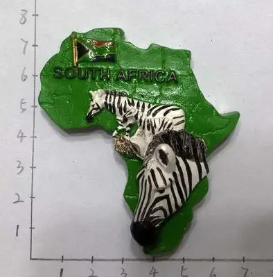 1 шт. креативные Южно-африканские территории животных серии 3D магниты на холодильник мир сувениры для туристов холодильник магнитные наклейки