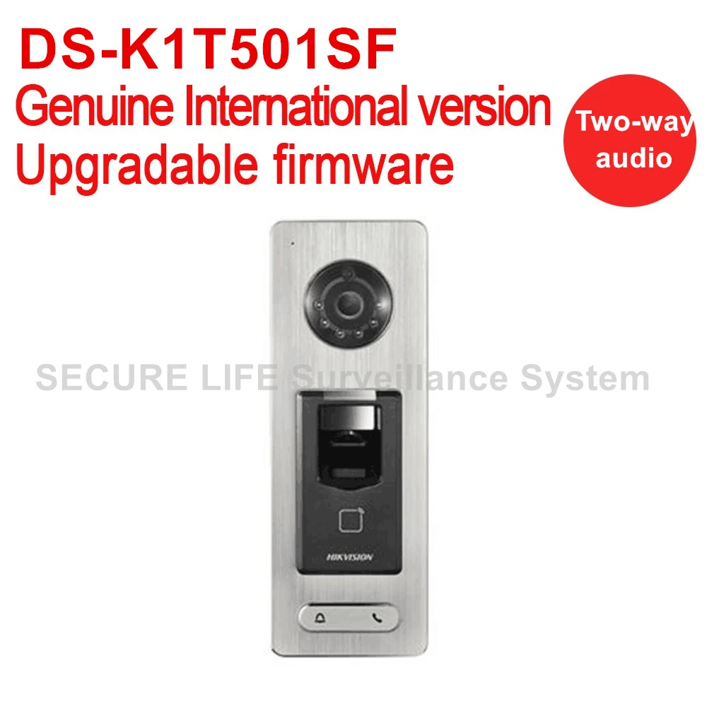 Hikvision Ds K1t501sf International Version Fingerprint Video Access Control Terminal With 2mp Cameras Supporting Two Way Audio Terminator Terminal Audio Aliexpress
