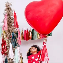 36 дюймов гигантское сердце Форма латекса розового или белого цветов/красные воздушные шары на День святого Валентина украшения воздушный шар Globos Свадебные украшения