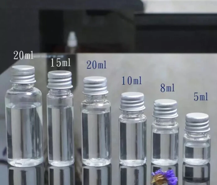 

20pcs 5/10/15/20/30/50/60/100ml cream lotion cosmetic perfume container travel kits empty small plastic bottle with screw cap
