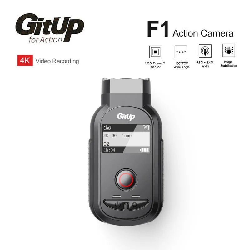 Новая спортивная Экшн-камера GitUp F1 с Wi-Fi 4K 3840x2160 p, видео видеорегистратор Ultra HD с замедленной съемкой, открытая велосипедная видеокамера