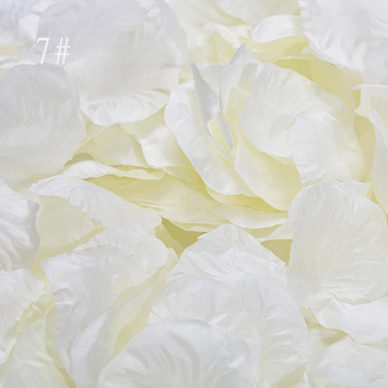 Романтические лепестки роз 1000 шт/партия свадебные аксессуары украшения для вечеринки Цветы полиэстер искусственные розы цветы SR01