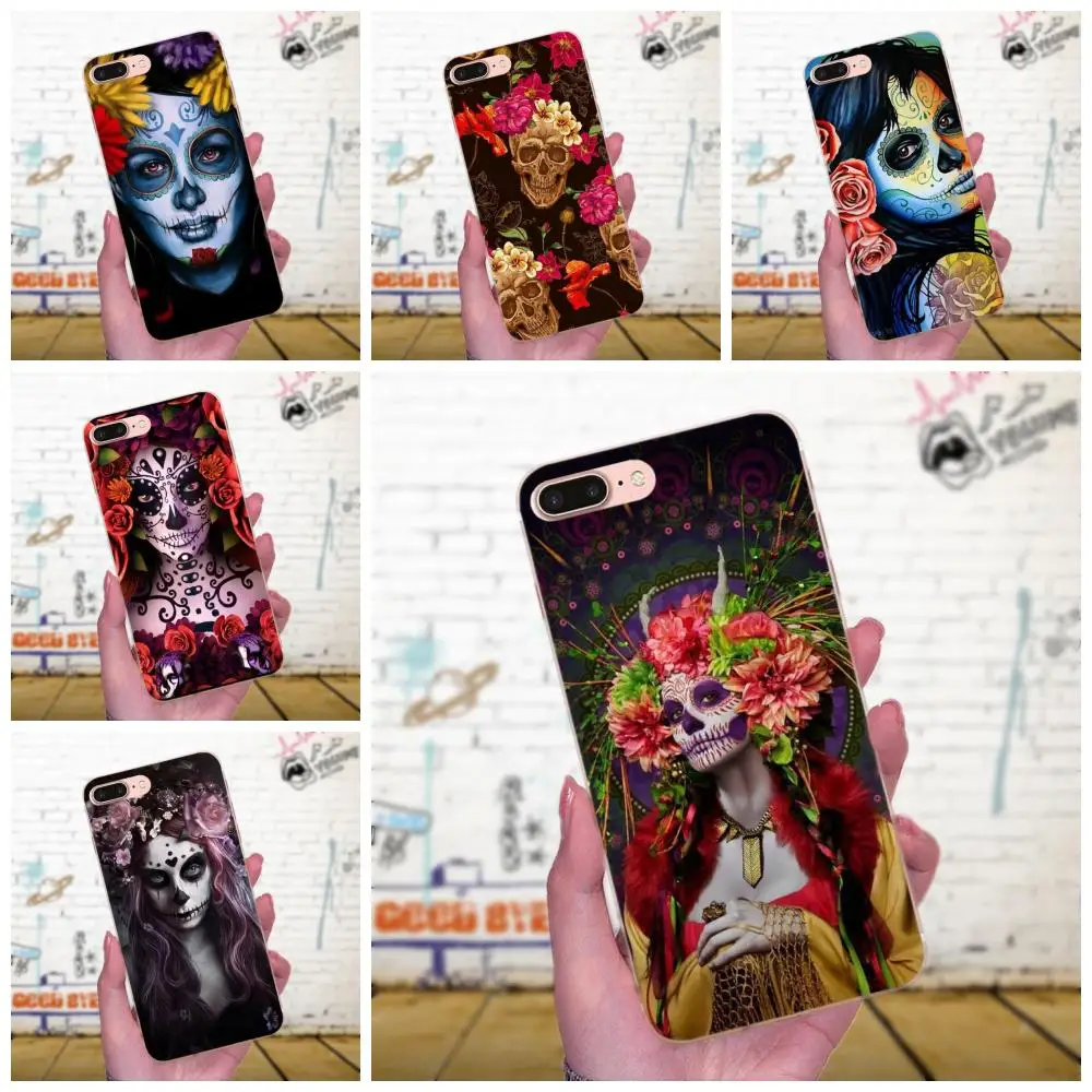 Кошка красивая роза для девочек Череп классика лучше Galaxy J1 J2 J3 J330 J4 J5 J6 J7 J730 J8 2015 2016