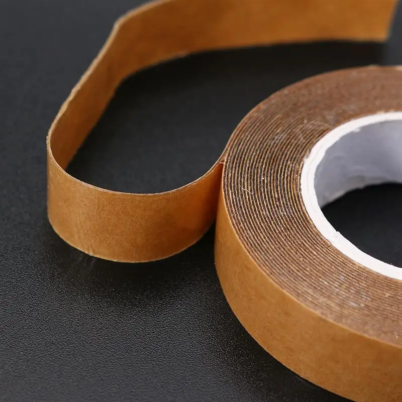 1PC Waterproof 1cm X 3 yard Double Sided Toupee Adhesive Tape Traceless Super Glue Tapes For Skin Weft Wig Human Hair Extension