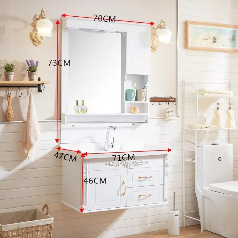 Badkamer Meubel Banyo Dolaplar Armario Mobiletto Mueble الاغتسال بانو موبل سال دي باين Banheiro هل خزانة حمام للتجميل