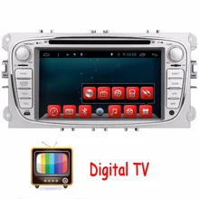 Digital TV 2Din In Dash Android Car DVD Player For Ford/Mondeo/Focus With Dual Core Wifi GPS Navigation Steering wheel control