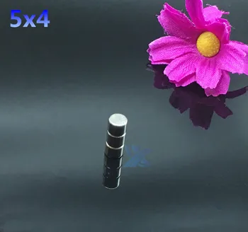 

200pcs 5mmx4mm magnet Strong Round Cylinder Neodymium Magnets 5*4 mm NEW 5x4 mm Art Craft Connection free shipping