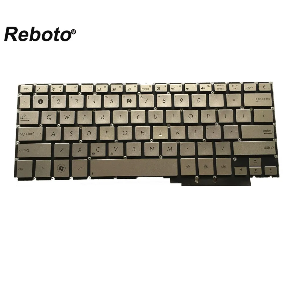 

Reboto For ASUS UX31 UX31A UX31E Laptop Keyboard US layout silver free shipping